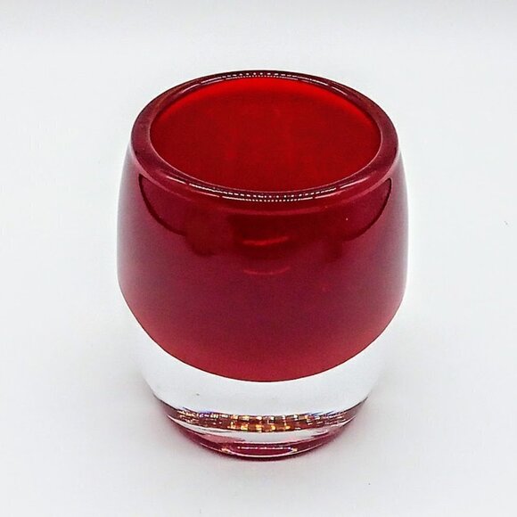 Crate & Barrel Ruby Diva Glass Votive Candle Holder - Picture 2 of 3